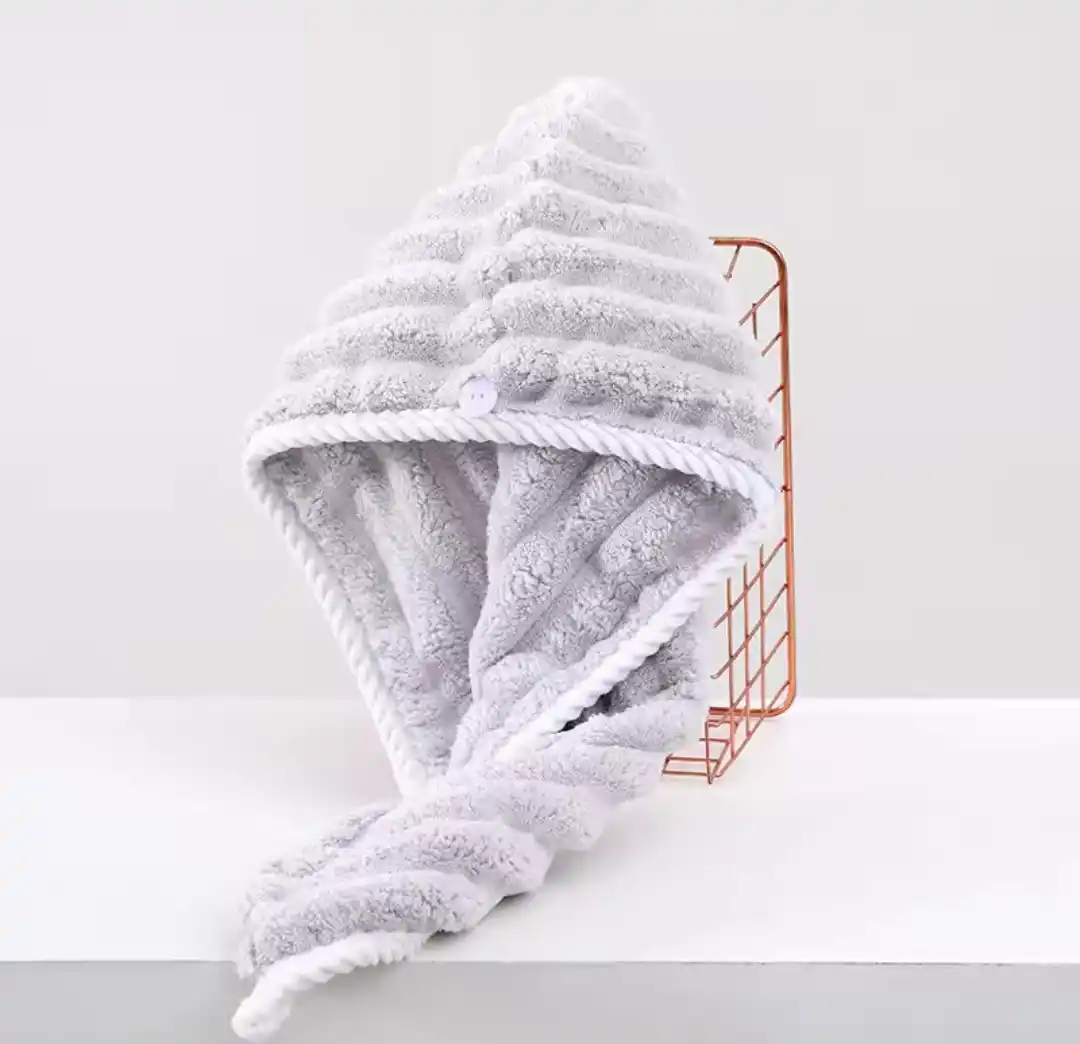 Micro fiber hair towel (Ash colour)