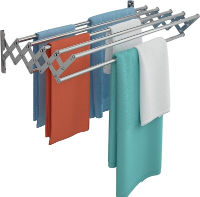 Wall mounted Clothes drying Hanger (Stainless Steel)