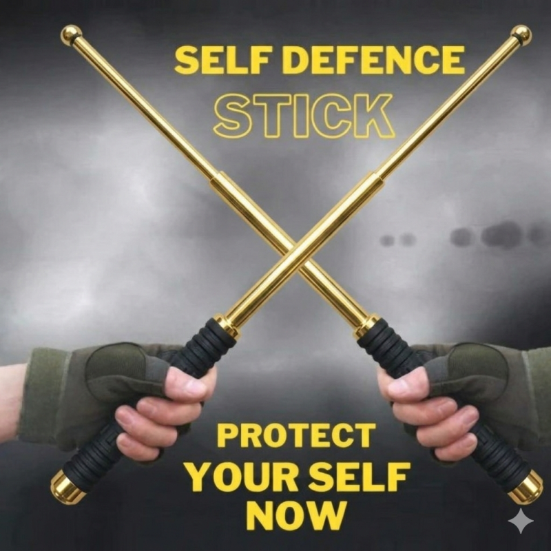 Golden Color 26 Inch Self Defense Stick
